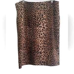 NICOLE BY NICOLE MILLER ANIMAL PRINT PENCIL SKIRT